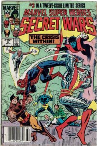Marvel Super Heroes Secret Wars #3 (1984) VG