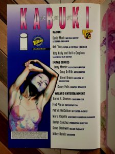 KABUKI Wizard 1/2 Special w COA (FN 6.0) Image 1997 DAVID MACK Sketchbook, Art