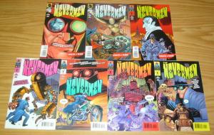 the Nevermen #1-4 VF/NM complete series +streets of blood 1-3 they never existed