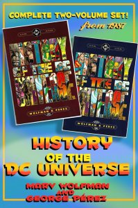 HISTORY OF THE DC UNIVERSE #1 & #2  (1987) 8.0 VF Marv Wolfman!  George Pérez!