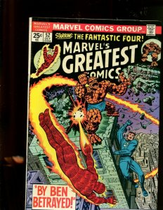 MARVEL'S GREATEST COMICS #52 (7.0) BY BEN BETRAYED!! 1974~