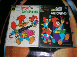 WOODY WOODPECKER (Gold Key) - 10 diff - 122-124 126 130-132 134-135 142 VF/+ 