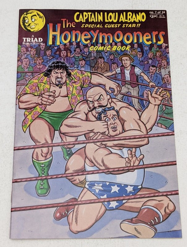 Honeymooners Comic Book #7 (Apr 1988, Triad) Captain Lou Albano VF- 7.5 