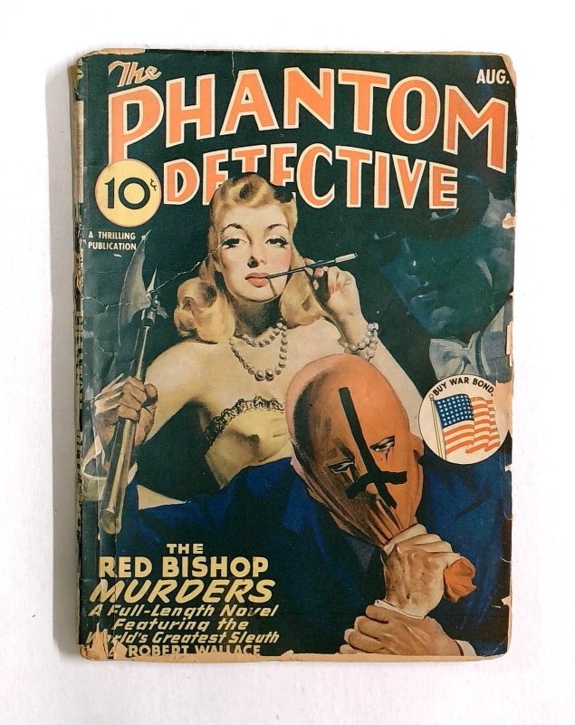 Phantom Detective--1943--The Red Bishop Murders--Pulp Thrills
