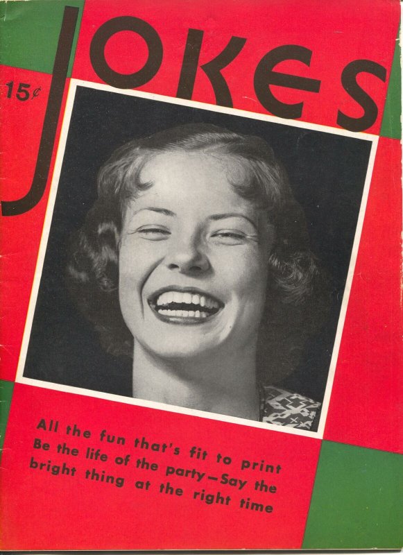 Jokes #1 1930's-Dell-Bette Davis-Bill Holman-Chon Day-Jackie Cooper-FN