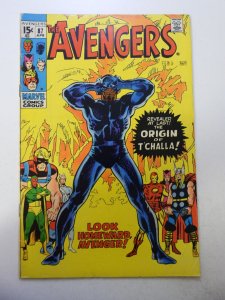 The Avengers #87 Origin of Black Panther! VG Condition 1/2 spine split