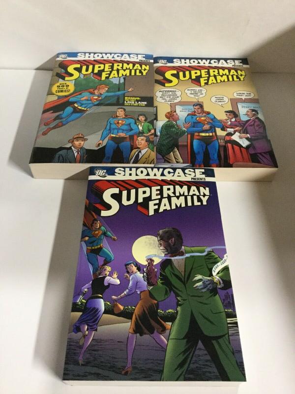 Showcase Presents Superman’s Family 1 2 3 TPB Lot Nm Near Mint DC Comics sc