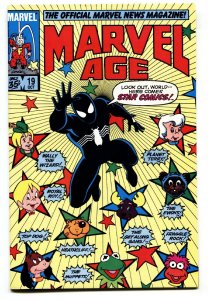 Marvel Age #19 1st appearance of Black Costume -Amazing Spider-Man #252