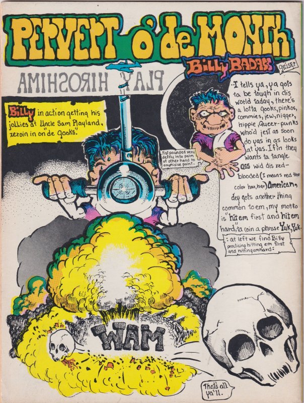 Demented Pervert #1 Bobby Boilsucker