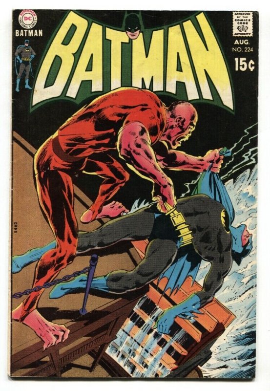 Batman #224 comic book-Neal Adams- Joe Kubert- 1970 VG/FN