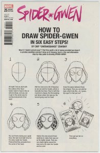 Spider Gwen #25 (2015) - 9.2 NM- *Chip Zdarsky How To Draw Variant*