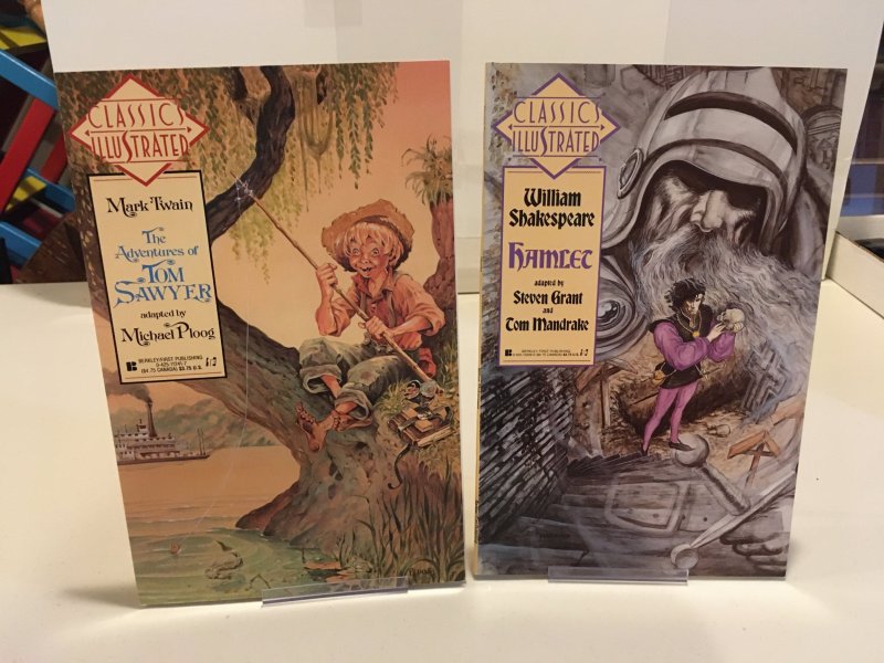 Classics Illustrated Set of 10 1990 First Comics Adaptions Prestige Format