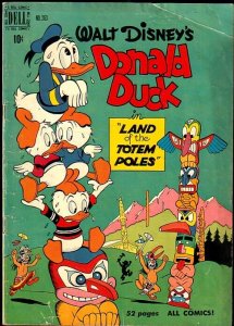 DONALD DUCK FOUR COLOR #263-TOTEM POLE COVER-CARL BARKS VG