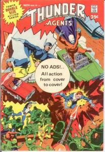 THUNDER AGENTS 19 GOOD   November 1968 COMICS BOOK