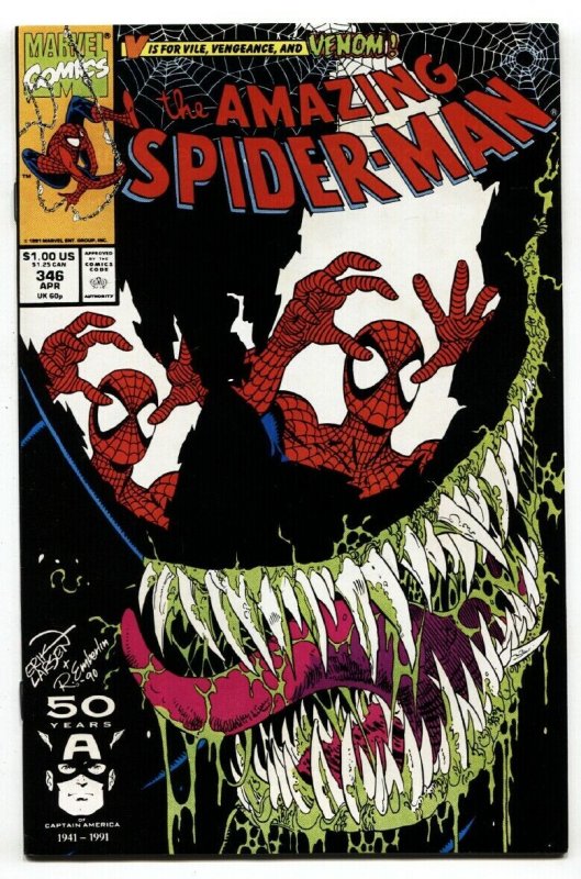 AMAZING SPIDER-MAN #346 comic book 1991-MARVEL COMICS  vf/nm