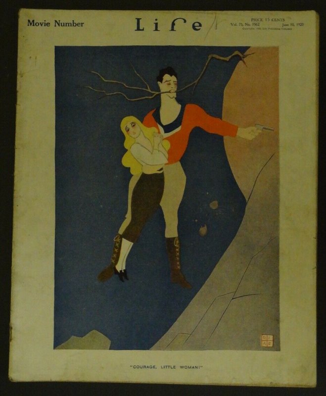 LIFE-06/10/1920-SPECIAL MOVIE ISSUE-CLASSIC ART-good