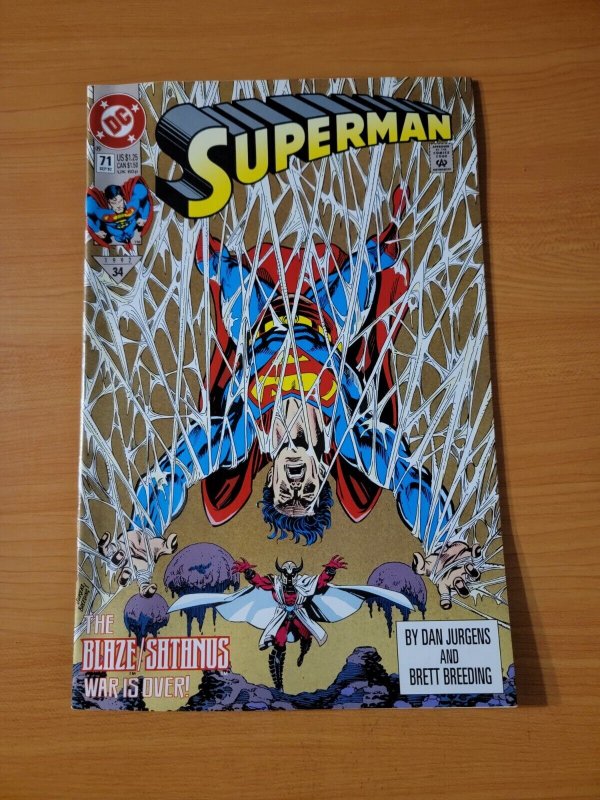 Superman #71 Direct Market Edition ~ NEAR MINT NM ~ 1992 DC Comics