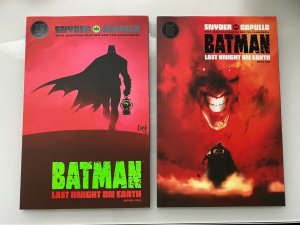 Batman Last Knight on Earth (2019) #1 1st Print Greg Capullo 2 Covers Both A & B