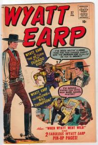 Wyatt Earp #27 (Feb-60) FN/VF Mid-High-Grade Wyatt Earp