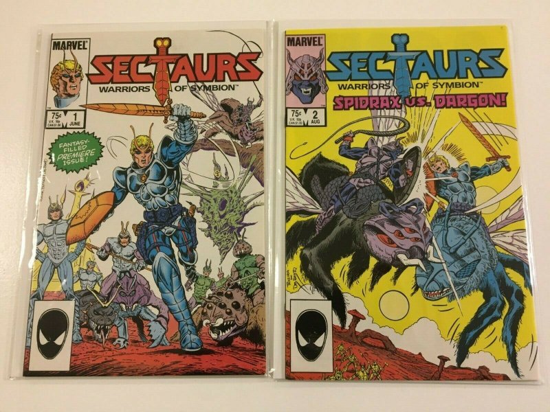 Sectaurs #1+2 8.0 VF (1985) 