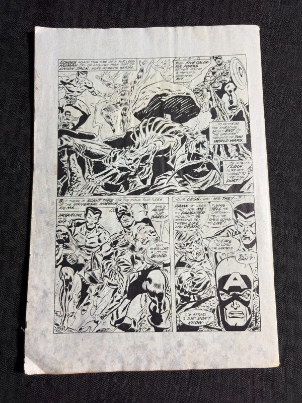 1979 THE INVADERS Yaff Comics #3 GD+ 2.5 Frank Robbins / Union Jack AUSTRALIAN