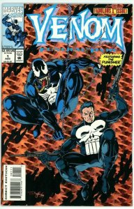 Venom: Funeral Pyre #1 (1993) - 6.0 FN *Punisher/Gold Holo Cover*