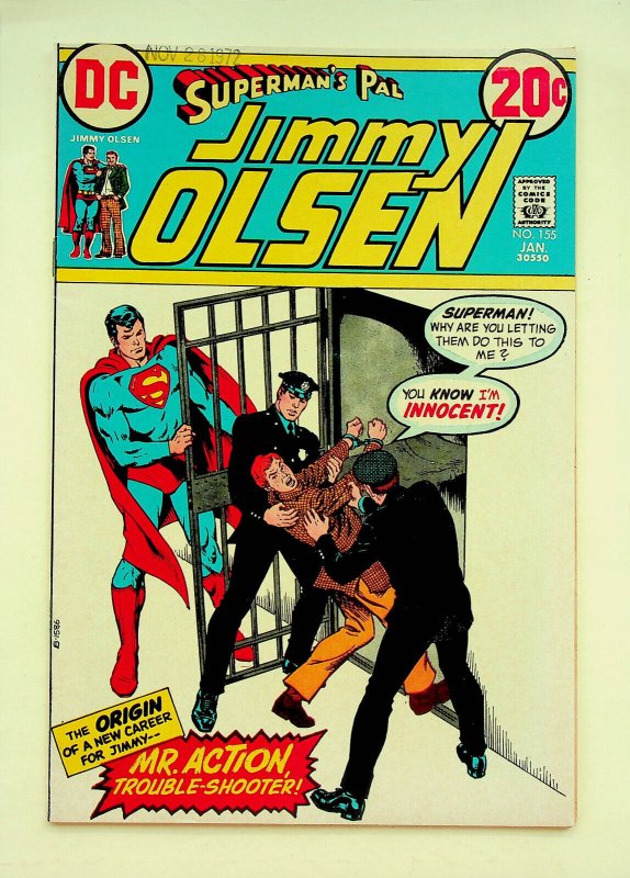 Superman's Pal Jimmy Olsen #155 (Jan 1973, DC) - Very Fine