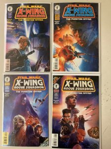 Star Wars X-Wing Rogue Squadron The Phantom Affair set #1-4 direct 4 diff (1997)