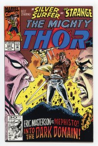 Mighty Thor #443 (1966 v1) Dr. Strange Silver Surfer Mephisto NM-