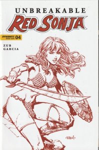 Unbreakable Red Sonja # 4 Variant 1:10 Cover U NM Dynamite 2023 [I3]