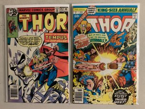 Mighty Thor lot #241-282 + Annual Marvel (avg 6.0) 42 diff (1975-'79)