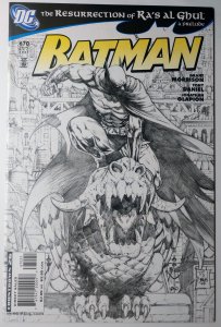 Batman #670 (9.4, 2007) limited sketch variant