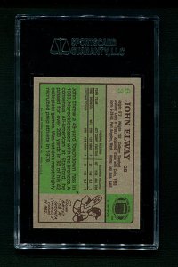 1984 Topps #63 John Elway Rookie (SGC 96 MINT)