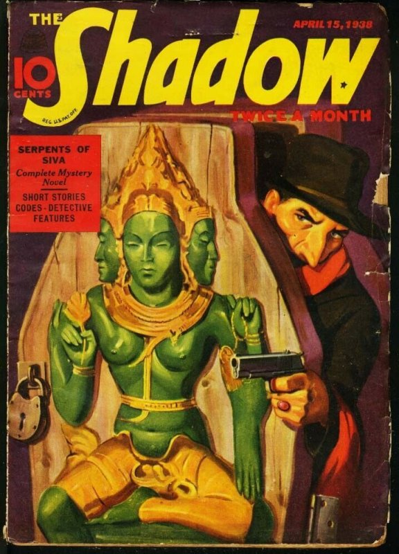 SHADOW 1938 APR 15-STREET AND SMITH PULP-RARE VG