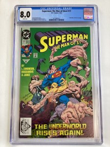 Superman: The Man of Steel #17 - CGC 8.0 - DC Comics - Doomsday cameo!