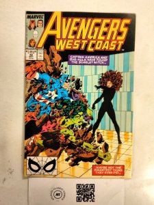 Avengers West Coast #48 VF DC Comic Book Vision Scarlet Witch 29 HH19