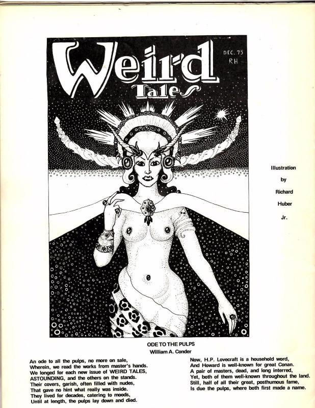 Fantasy Crossroads # 8 Comic Book Magazine 1976 #'d 236 of 1000 Huber Coye WI1