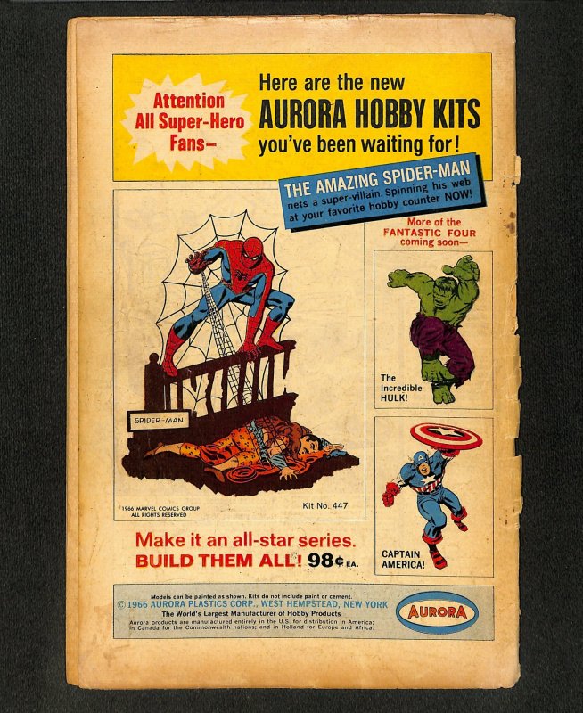 Fantastic Four #60 Doctor Doom! Stan Lee! 1967!