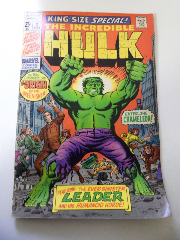 The Incredible Hulk Annual #2 (1969) VG+ Condition
