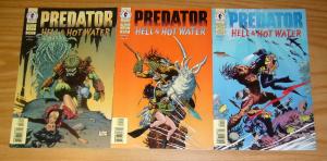 Predator: Hell & Hot Water #1-3 VF/NM complete series - mark schultz set lot 2