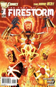 Fury of Firestorm: The Nuclear Men   #1, NM + (Stock photo)