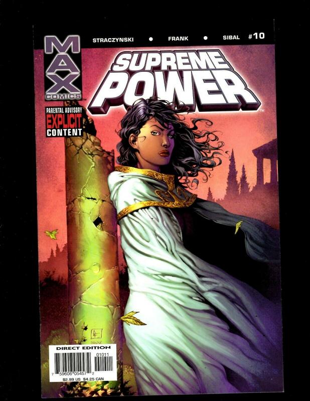 Lot of 10 Supreme Power Max Comic Books #9 10 11 12 13 14 15 16 17 18 HY7