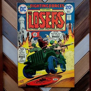 OUR FIGHTING FORCES #148 FN (DC 1974) Kubert Art The Last Charge The LOSERS!