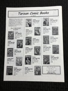 2001 THE GRIDLEY WAVE 4pg Newsletter #231 FN 6.0 Edgar Rice Burroughs / Tarzan