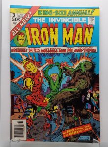 Iron Man Annual #3 Marvel (1976) Man-Thing and Molecule Man F/VF