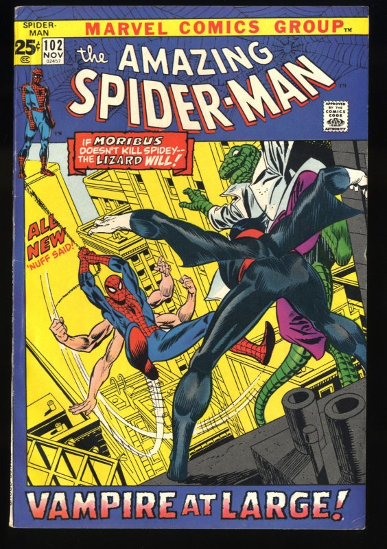 Amazing Spider-Man #102 FN/VF 7.0 2nd Appearance Morbius!