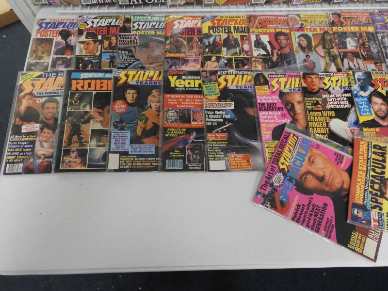 Starlog Magazine 1-185 Complete Run! Plus 122 other Starlog issues! Avg FN Cond!