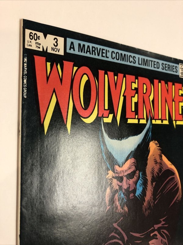 Wolverine Mini (1982) # 3 (VF+) 1st Solo Wolverine By Frank Miller & Claremont 