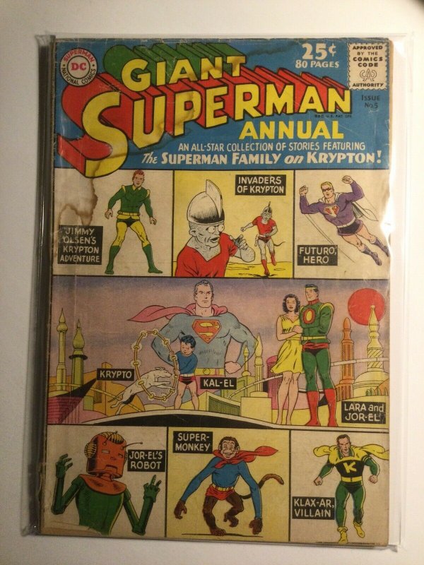 Superman Annual  Good- gd- 1.8 Water damage Dc