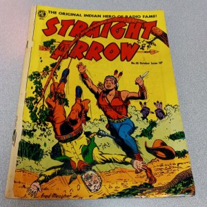 STRAIGHT ARROW #18 MAGAZINE ENTERPRISES 10/1951 golden age western hero precode
